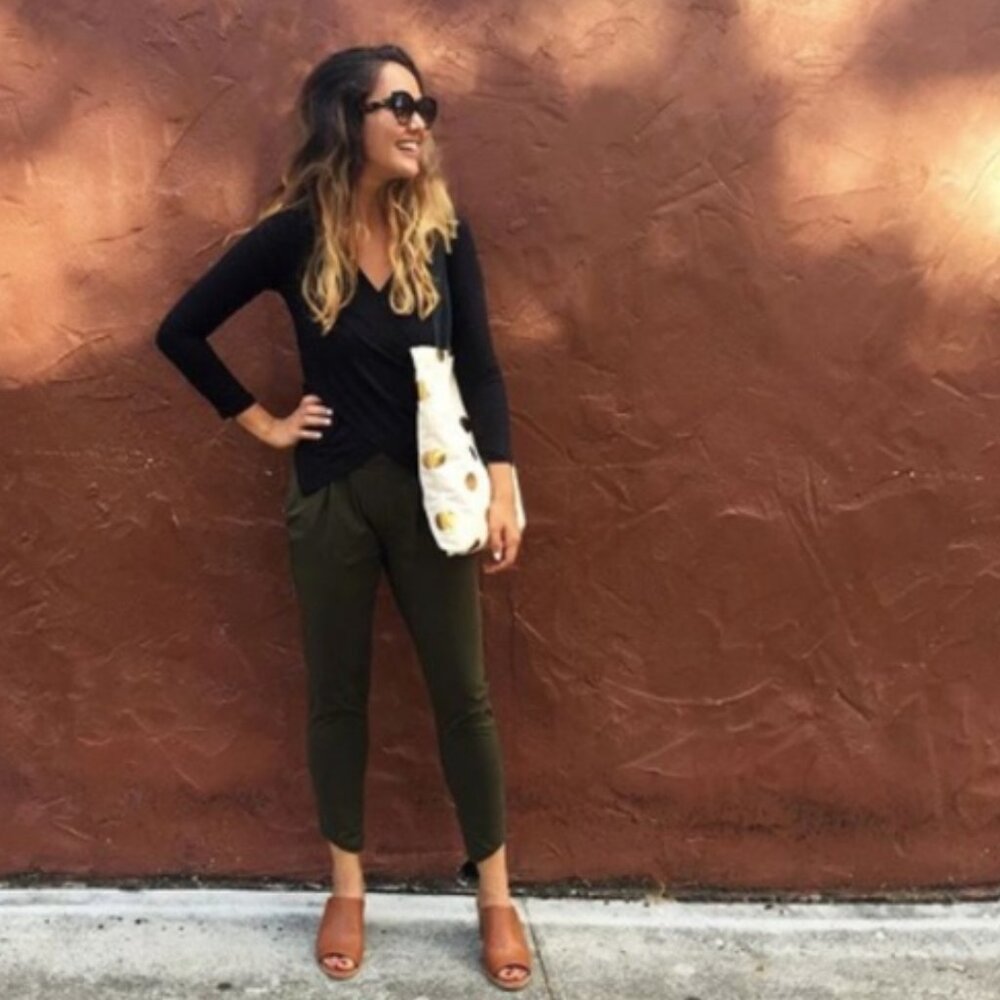 Fighting Eel Green "Angle" Pants - Size Small - image 1